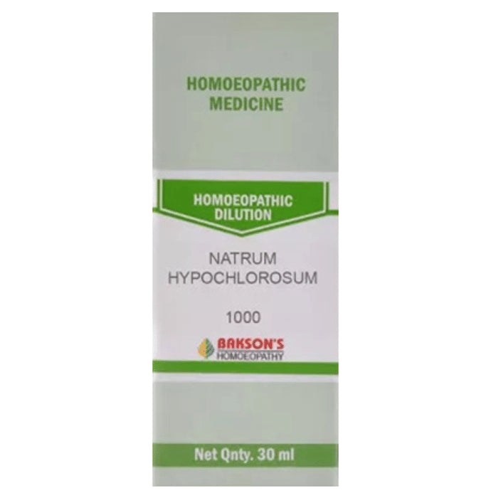 Bakson's Homeopathy Natrum Hypochlorosum Dilution 1000 CH - Classic Derma