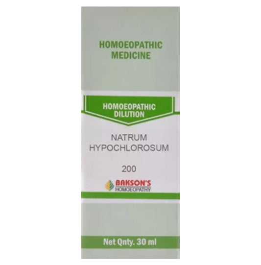 Bakson's Homeopathy Natrum Hypochlorosum Dilution 200 - Classic Derma
