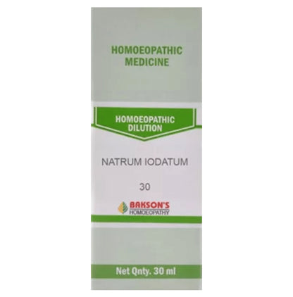 Bakson's Homeopathy Natrum Iodatum Dilution 30 - Classic Derma
