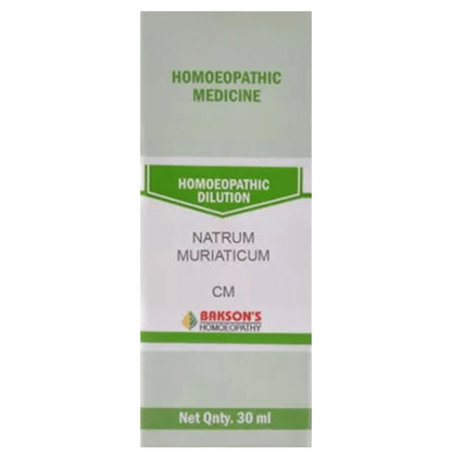 Bakson's Homeopathy Natrum Muriaticum Dilution CM - Classic Derma