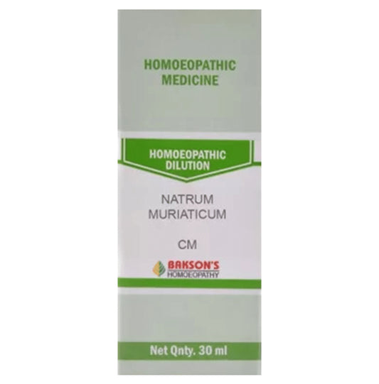 Bakson's Homeopathy Natrum Muriaticum Dilution CM - Classic Derma