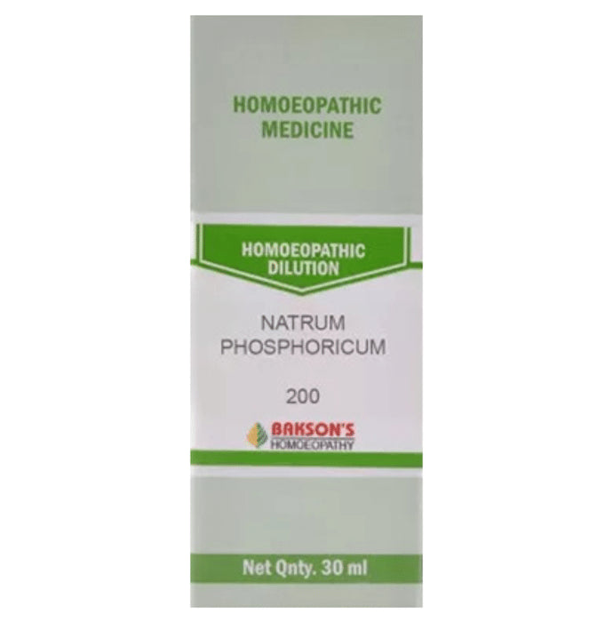 Bakson's Homeopathy Natrum Phosphoricum Dilution 200 - Classic Derma