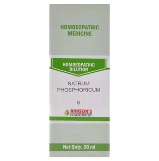 Bakson's Homeopathy Natrum Phosphoricum Dilution 6 CH - Classic Derma