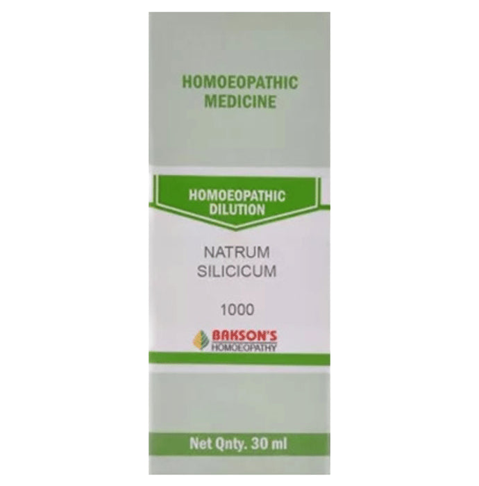 Bakson's Homeopathy Natrum Silicicum Dilution 1000 CH - Classic Derma