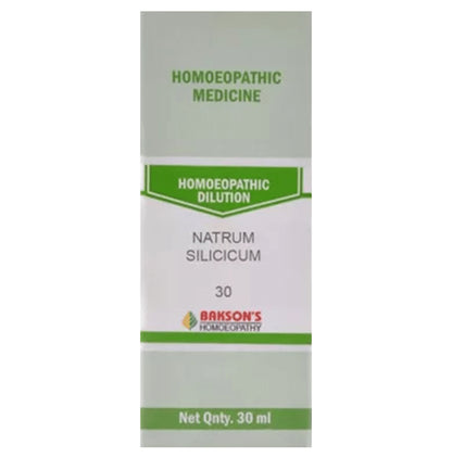 Bakson's Homeopathy Natrum Silicicum Dilution 30 - Classic Derma
