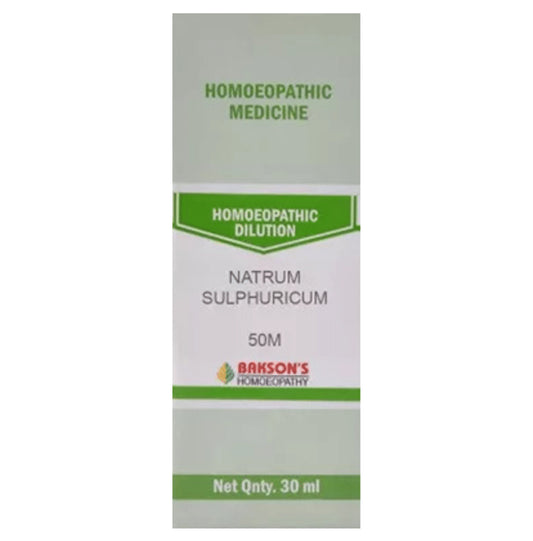 Bakson's Homeopathy Natrum Sulphuricum Dilution 50M - Classic Derma