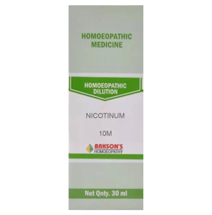 Bakson's Homeopathy Nicotinum Dilution 10M - Classic Derma