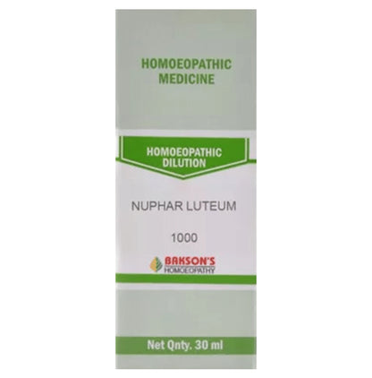 Bakson's Homeopathy Nuphar Luteum Dilution 1000 CH - Classic Derma