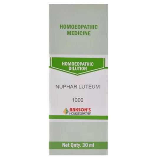 Bakson's Homeopathy Nuphar Luteum Dilution 1000 CH - Classic Derma