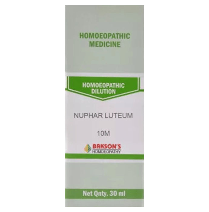 Bakson's Homeopathy Nuphar Luteum Dilution 10M - Classic Derma