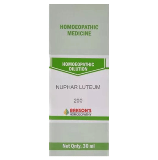 Bakson's Homeopathy Nuphar Luteum Dilution 200 - Classic Derma