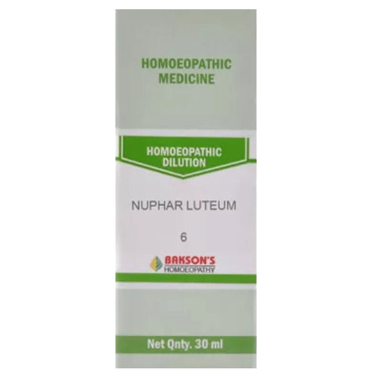 Bakson's Homeopathy Nuphar Luteum Dilution 6 CH - Classic Derma