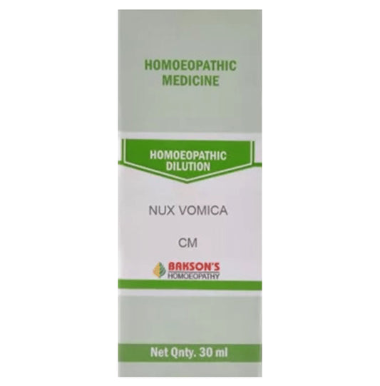 Bakson's Homeopathy Nux Vomica Dilution CM - Classic Derma