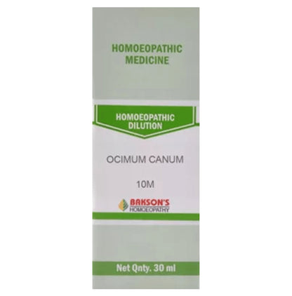 Bakson's Homeopathy Ocimum Canum Dilution 10M - Classic Derma
