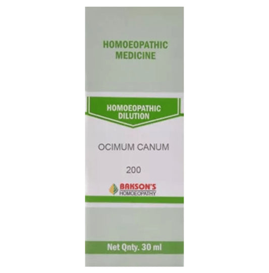 Bakson's Homeopathy Ocimum Canum Dilution 200 - Classic Derma
