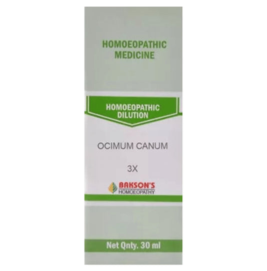 Bakson's Homeopathy Ocimum Canum Dilution 3X - Classic Derma