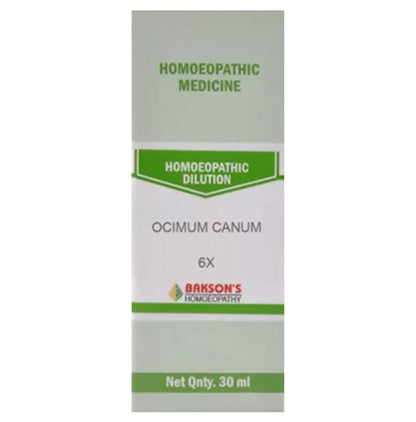 Bakson's Homeopathy Ocimum Canum Dilution 6X - Classic Derma