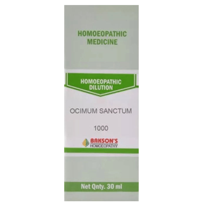 Bakson's Homeopathy Ocimum Sanctum Dilution 1000 CH - Classic Derma