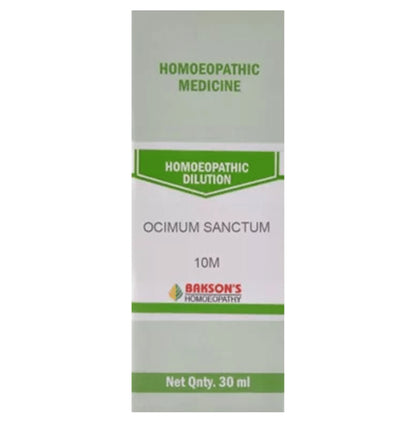 Bakson's Homeopathy Ocimum Sanctum Dilution 10M - Classic Derma