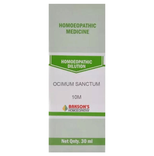Bakson's Homeopathy Ocimum Sanctum Dilution 10M - Classic Derma