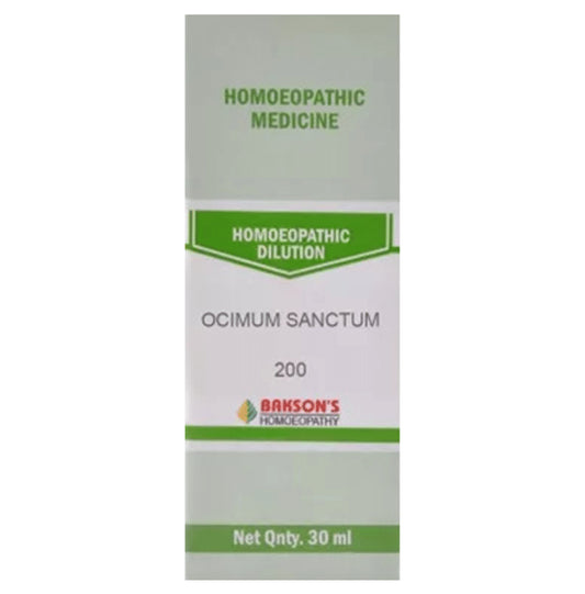Bakson's Homeopathy Ocimum Sanctum Dilution 200 - Classic Derma
