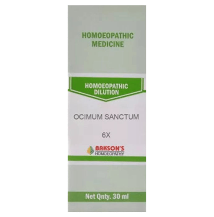 Bakson's Homeopathy Ocimum Sanctum Dilution 6X - Classic Derma
