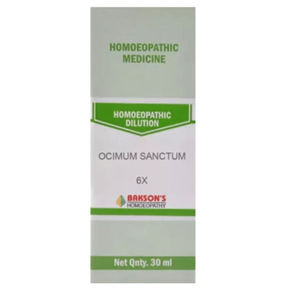 Bakson's Homeopathy Ocimum Sanctum Dilution 6X - Classic Derma