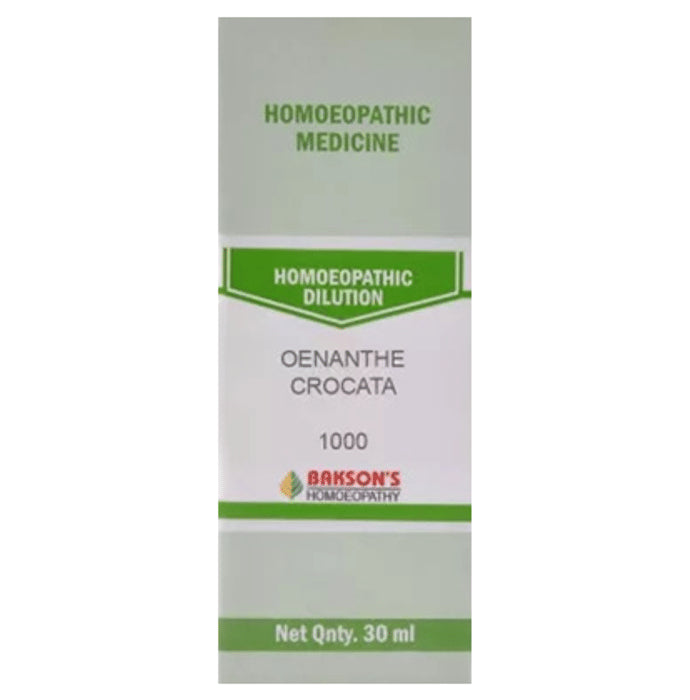 Bakson's Homeopathy Oenanthe Crocata Dilution 1000 CH - Classic Derma