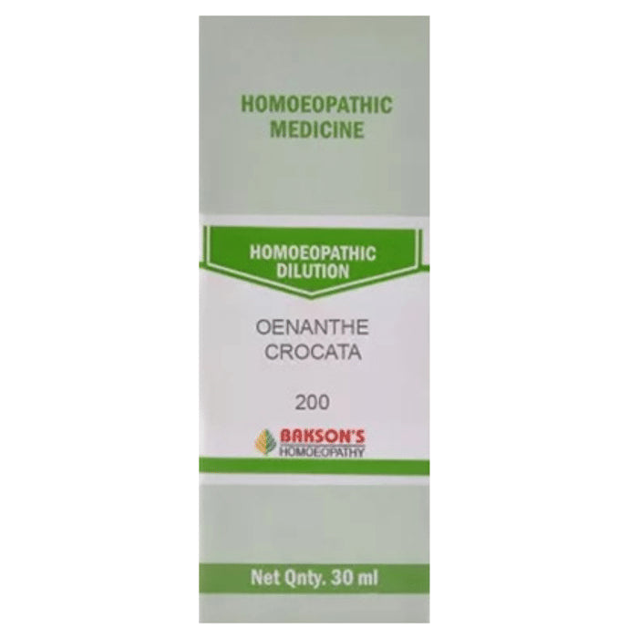 Bakson's Homeopathy Oenanthe Crocata Dilution 200 - Classic Derma