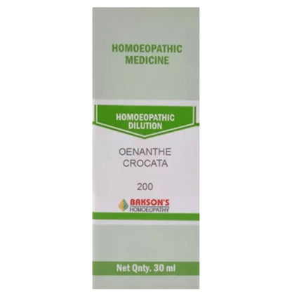 Bakson's Homeopathy Oenanthe Crocata Dilution 200 - Classic Derma