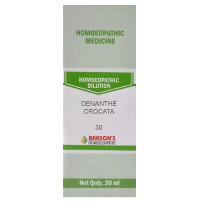 Bakson's Homeopathy Oenanthe Crocata Dilution 30 - Classic Derma