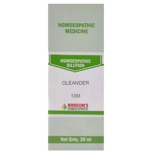 Bakson's Homeopathy Oleander Dilution 10M - Classic Derma