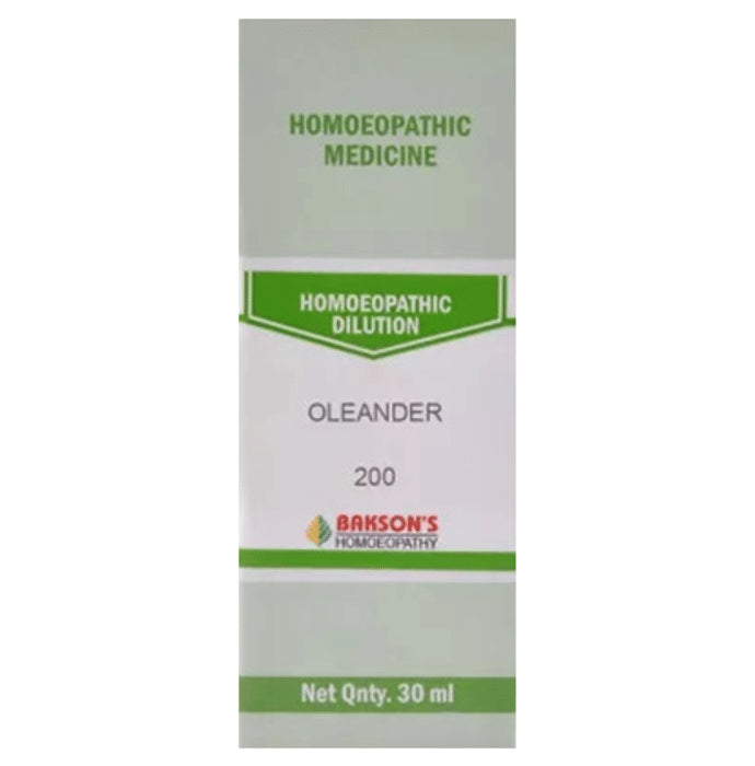 Bakson's Homeopathy Oleander Dilution 200 - Classic Derma
