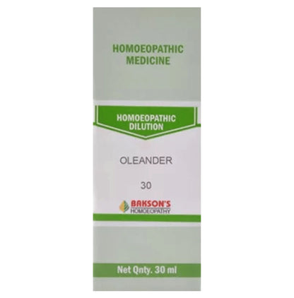 Bakson's Homeopathy Oleander Dilution 30 - Classic Derma