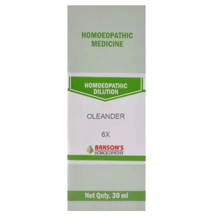 Bakson's Homeopathy Oleander Dilution 6X - Classic Derma