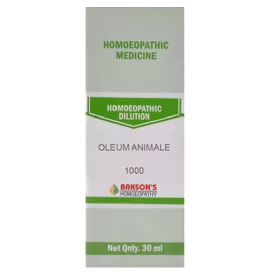 Bakson's Homeopathy Oleum Animale Dilution 1000 CH - Classic Derma