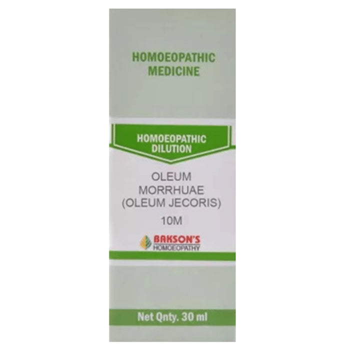 Bakson's Homeopathy Oleum Morrhuae (Oleum Jecoris) Dilution 10M - Classic Derma