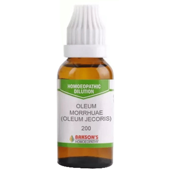 Bakson's Homeopathy Oleum Morrhuae (Oleum Jecoris) Dilution 200