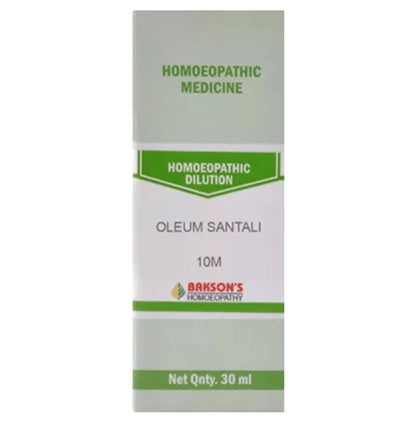 Bakson's Homeopathy Oleum Santali Dilution 10M - Classic Derma