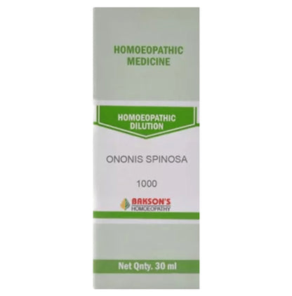 Bakson's Homeopathy Ononis Spinosa Dilution 1000 CH - Classic Derma