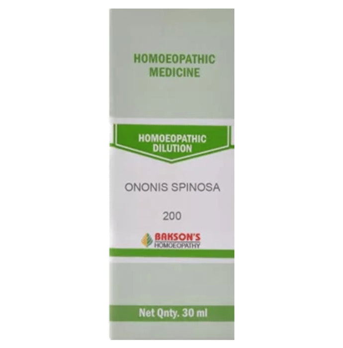 Bakson's Homeopathy Ononis Spinosa Dilution 200 - Classic Derma