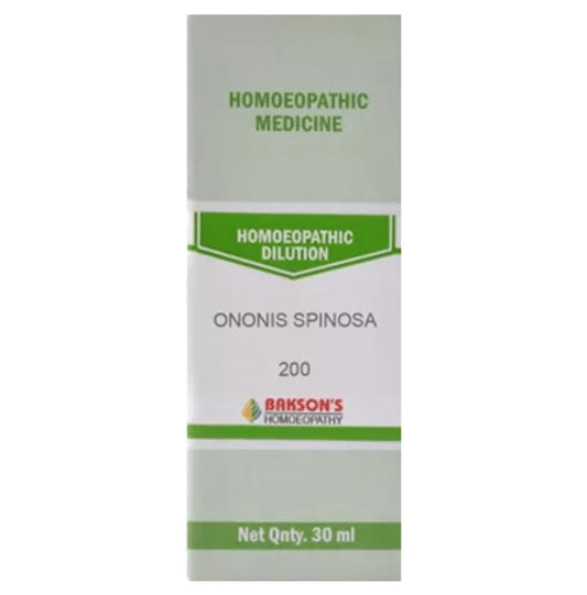 Bakson's Homeopathy Ononis Spinosa Dilution 200 - Classic Derma