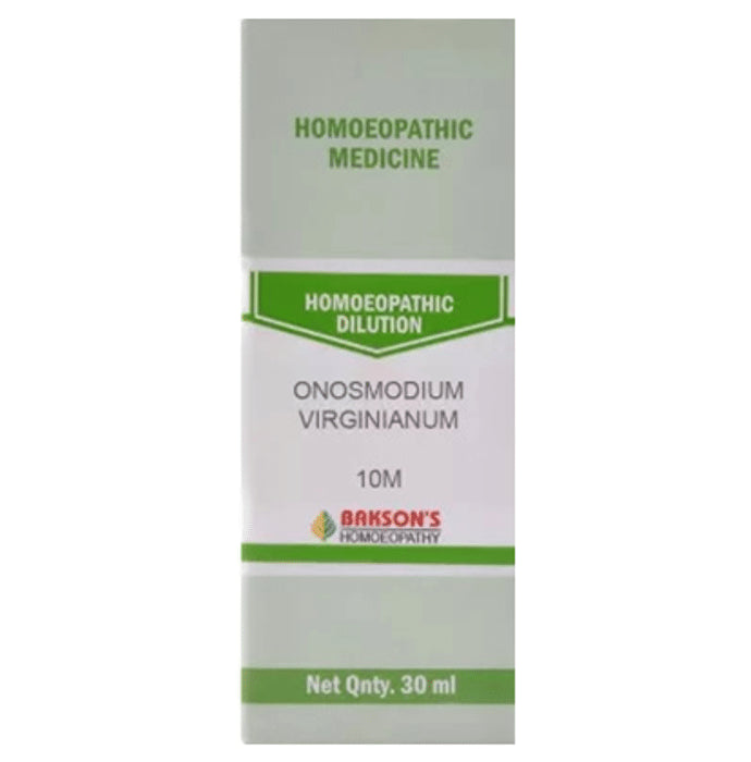 Bakson's Homeopathy Onosmodium Virginianum Dilution 10M - Classic Derma