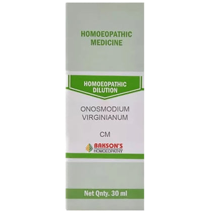 Bakson's Homeopathy Onosmodium Virginianum Dilution CM - Classic Derma