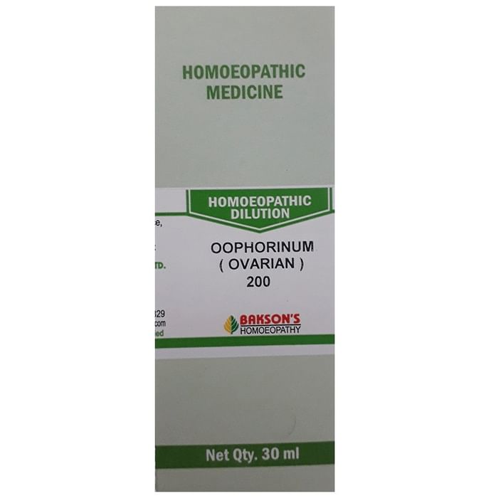 Bakson's Homeopathy Oophorinum Dilution 200 - Classic Derma