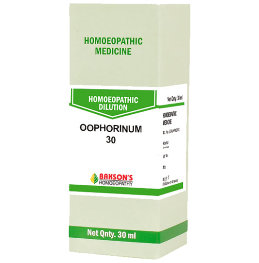 Bakson's Homeopathy Oophorinum Dilution 30 - Classic Derma