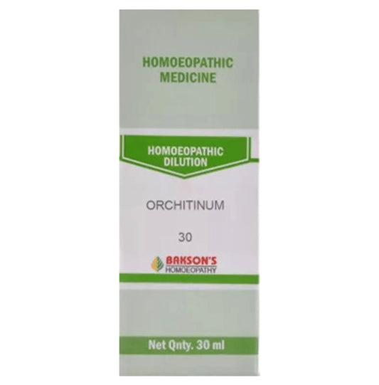 Bakson's Homeopathy Orchitinum Dilution 30 - Classic Derma