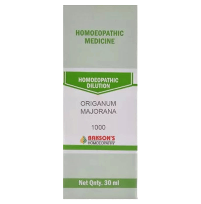 Bakson's Homeopathy Origanum Majorana Dilution 1000 CH - Classic Derma