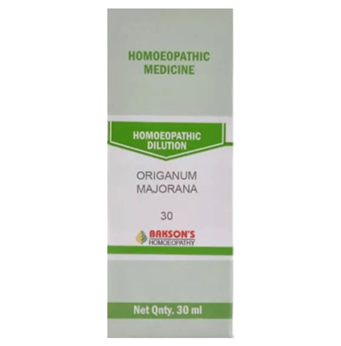 Bakson's Homeopathy Origanum Majorana Dilution 30 - Classic Derma