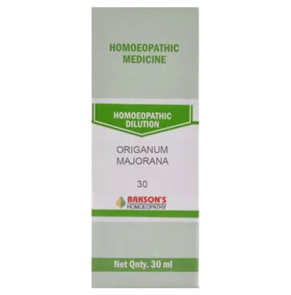 Bakson's Homeopathy Origanum Majorana Dilution 30 - Classic Derma